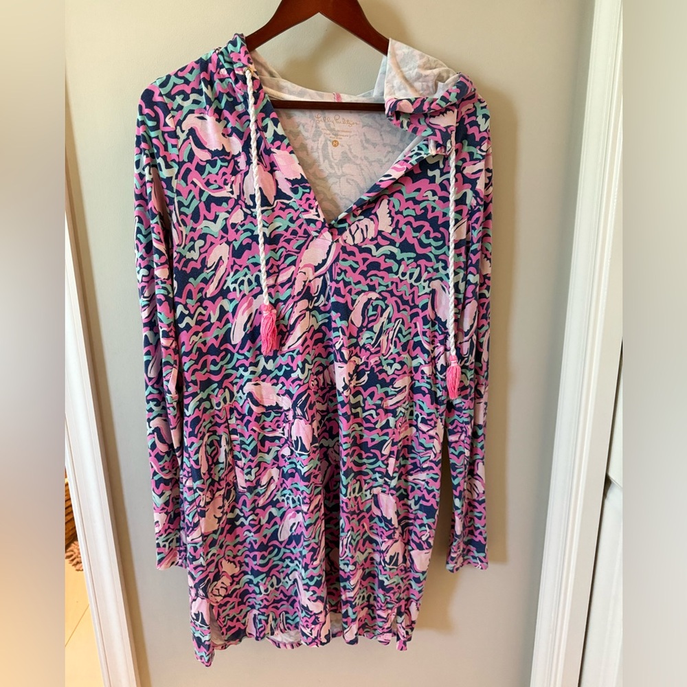 Lilly Pulitzer Multicolor Patterned Cotton Beachcover up